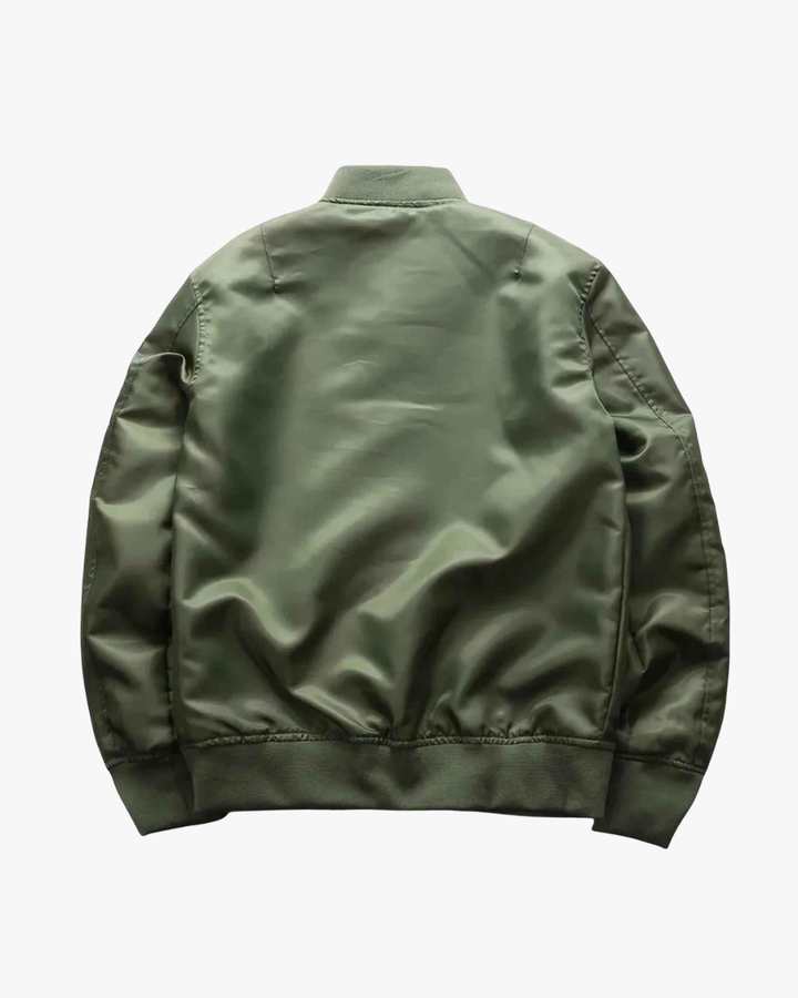 Alden | Sleek Zip-Front Classic Bomber Jacket