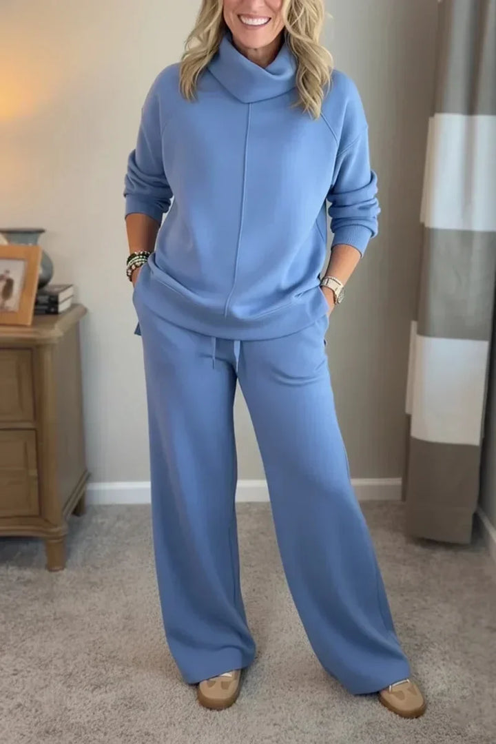 Amelia | Sophisticated Turtleneck Tailored Travel Set