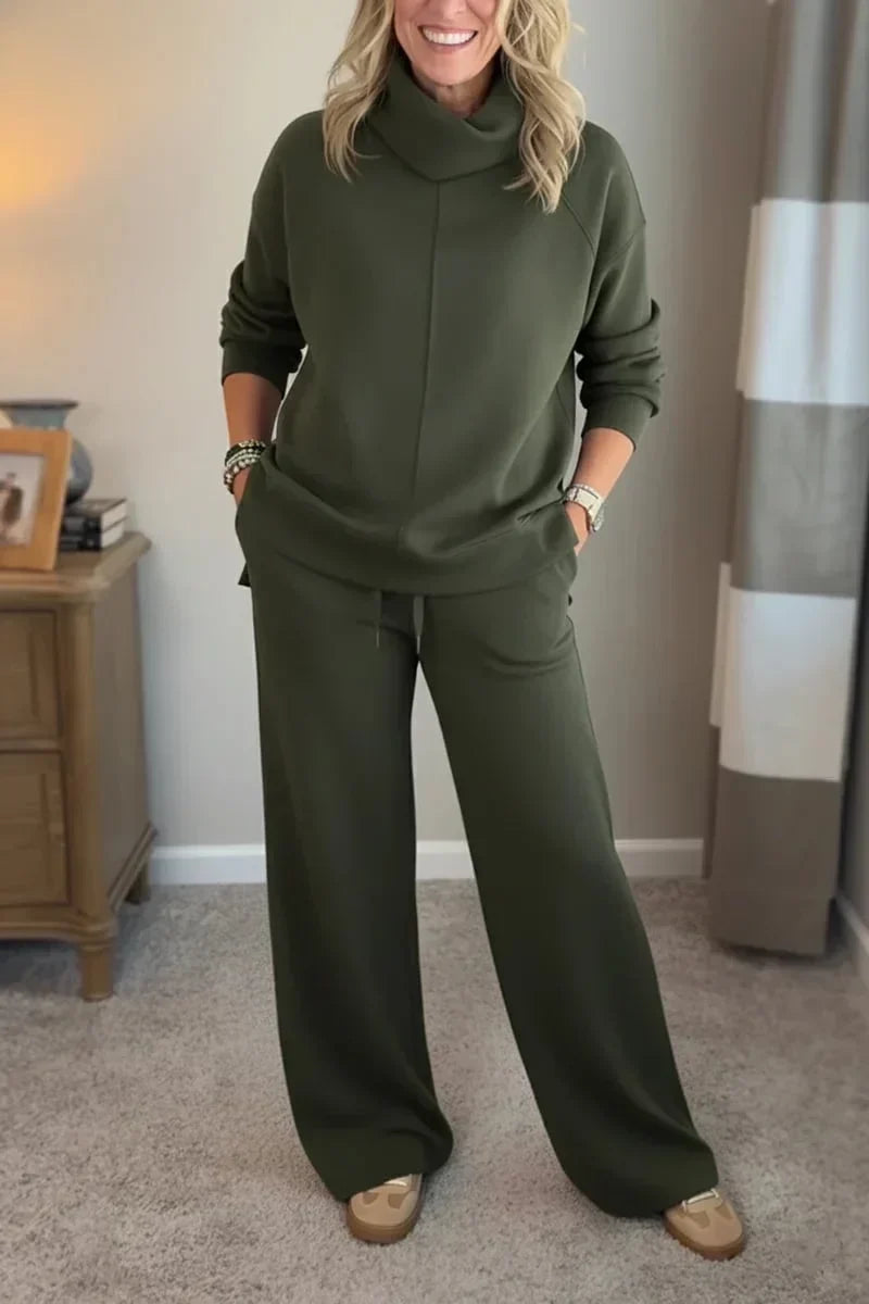 Amelia | Sophisticated Turtleneck Tailored Travel Set
