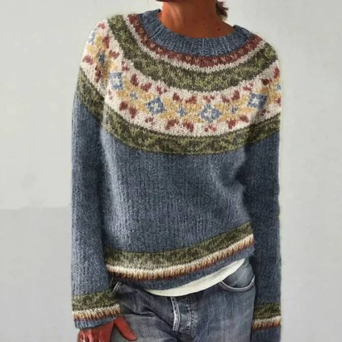 Hazel - Retro Scandinavian sweater